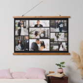 Creëer Uw eigen fotocollage 8 Hangend Wandkleed (Slaapkamer)