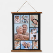 Creëer Uw eigen fotocollage 8 Hangend Wandkleed (Voorkant)