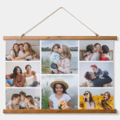 Creëer Uw eigen fotocollage 8 Hangend Wandkleed (Voorkant)