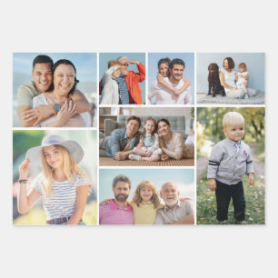 Creëer Uw eigen fotocollage 8 Inpakpapier Vel