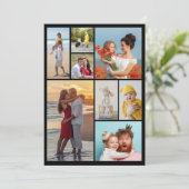 Creëer Uw eigen fotocollage 8 Kaart (Staand voorkant)