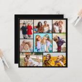 Creëer Uw eigen fotocollage 8 Kaart (Voorkant / Achterkant in situ)