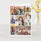 Creëer Uw eigen fotocollage 8 Kaart (Gele Bloem)
