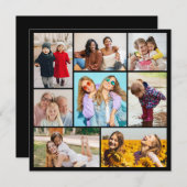 Creëer Uw eigen fotocollage 8 Kaart (Voorkant / Achterkant)