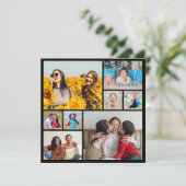 Creëer Uw eigen fotocollage 8 Kaart (Staand voorkant)
