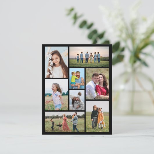 Creëer Uw eigen fotocollage 8 Kaart (Staand voorkant)