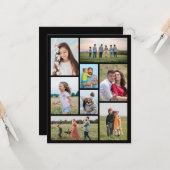 Creëer Uw eigen fotocollage 8 Kaart (Voorkant / Achterkant in situ)