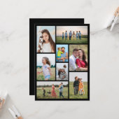 Creëer Uw eigen fotocollage 8 Kaart (Voorkant / Achterkant in situ)