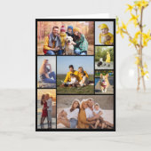 Creëer Uw eigen fotocollage 8 Kaart (Gele Bloem)