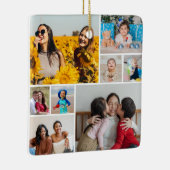 Creëer Uw eigen fotocollage 8 Keramisch Ornament (Rechts)