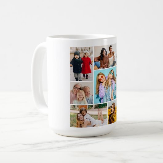 Creëer Uw eigen fotocollage 8 Koffiemok (Voorkant links)