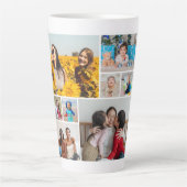 Creëer Uw eigen fotocollage 8 Latte Mok (Voorkant)