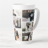 Creëer Uw eigen fotocollage 8 Latte Mok (Rechterhoek)