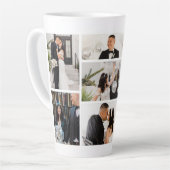 Creëer Uw eigen fotocollage 8 Latte Mok (Linkerhoek)