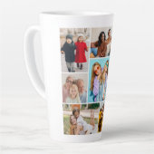 Creëer Uw eigen fotocollage 8 Latte Mok (Linkerhoek)