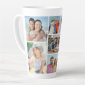 Creëer Uw eigen fotocollage 8 Latte Mok (Linkerhoek)