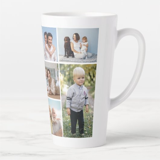 Creëer Uw eigen fotocollage 8 Latte Mok (Rechts)