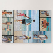 Creëer Uw eigen fotocollage 8 Legpuzzel (Horizontaal)