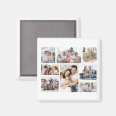 Creëer Uw eigen fotocollage 8 Magneet (Voorkant / Achterkant)