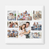 Creëer Uw eigen fotocollage 8 Magneet (Voorkant)