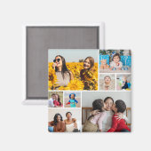 Creëer Uw eigen fotocollage 8 Magneet (Voorkant / Achterkant)