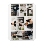 Creëer Uw eigen fotocollage 8 Magneet (Verticaal)