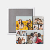 Creëer Uw eigen fotocollage 8 Magneet (Voorkant / Achterkant)