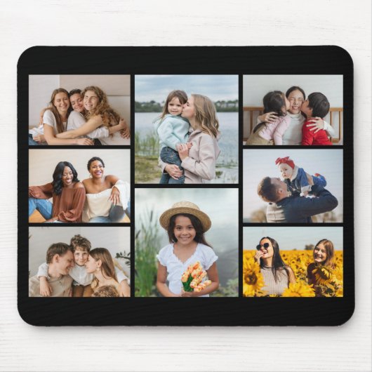 Creëer Uw eigen fotocollage 8 Muismat (Voorkant)