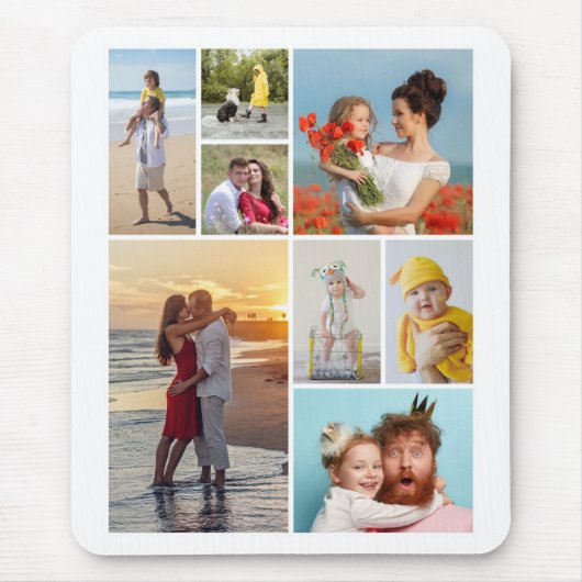 Creëer Uw eigen fotocollage 8 Muismat (Voorkant)