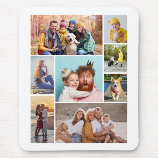 Creëer Uw eigen fotocollage 8 Muismat (Voorkant)