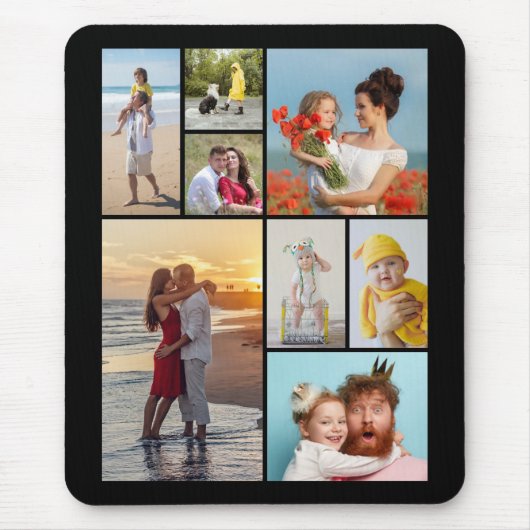 Creëer Uw eigen fotocollage 8 Muismat (Voorkant)