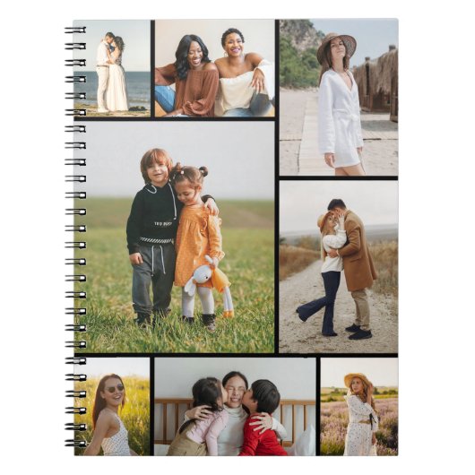 Creëer Uw eigen fotocollage 8 Notitieboek (Voorkant)