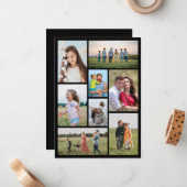 Creëer Uw eigen fotocollage 8 Notitiekaartje (Voorkant / Achterkant in situ)