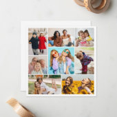 Creëer Uw eigen fotocollage 8 Notitiekaartje (Voorkant / Achterkant in situ)