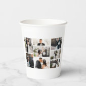 Creëer Uw eigen fotocollage 8 Papieren Bekers (Achterkant)