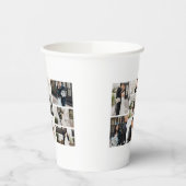 Creëer Uw eigen fotocollage 8 Papieren Bekers (Links)