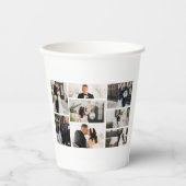 Creëer Uw eigen fotocollage 8 Papieren Bekers (Voorkant)