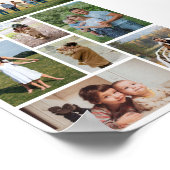 Creëer Uw eigen fotocollage 8 Poster (Hoek)
