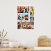 Creëer Uw eigen fotocollage 8 Poster (Keuken)