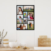Creëer Uw eigen fotocollage 8 Poster (Keuken)