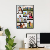 Creëer Uw eigen fotocollage 8 Poster (Thuiskantoor)