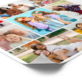 Creëer Uw eigen fotocollage 8 Poster (Hoek)