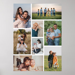 Creëer Uw eigen fotocollage 8 Poster