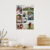 Creëer Uw eigen fotocollage 8 Poster (Keuken)