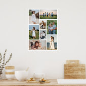Creëer Uw eigen fotocollage 8 Poster (Keuken)