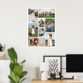 Creëer Uw eigen fotocollage 8 Poster (Thuiskantoor)