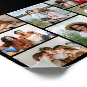 Creëer Uw eigen fotocollage 8 Poster (Hoek)
