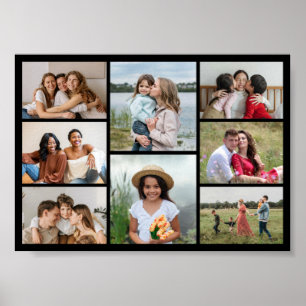 Creëer Uw eigen fotocollage 8 Poster