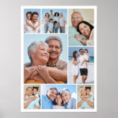 Creëer Uw eigen fotocollage 8 Poster (Voorkant)