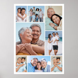 Creëer Uw eigen fotocollage 8 Poster